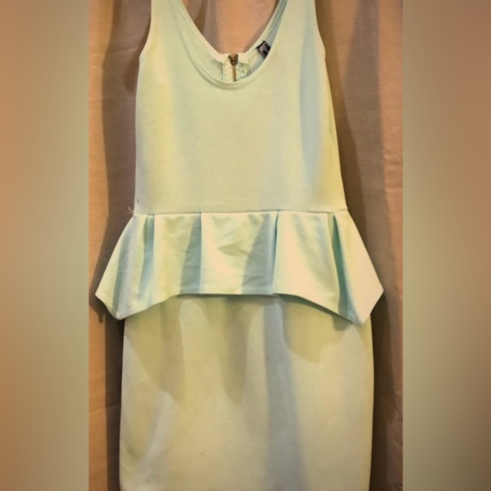Couture Mint Green Dress  JrsM